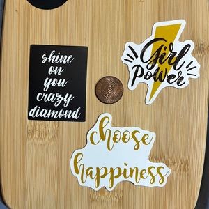 STICKERS DECORATE/PERSONALIZE items for cell phone, cups, coolers, water bottles